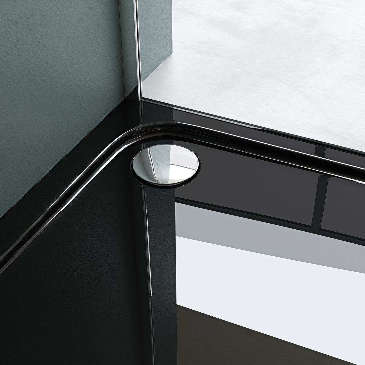 glasvilla Duschwanne Duschtasse de acrílico sanitario Pentagonal Faro5