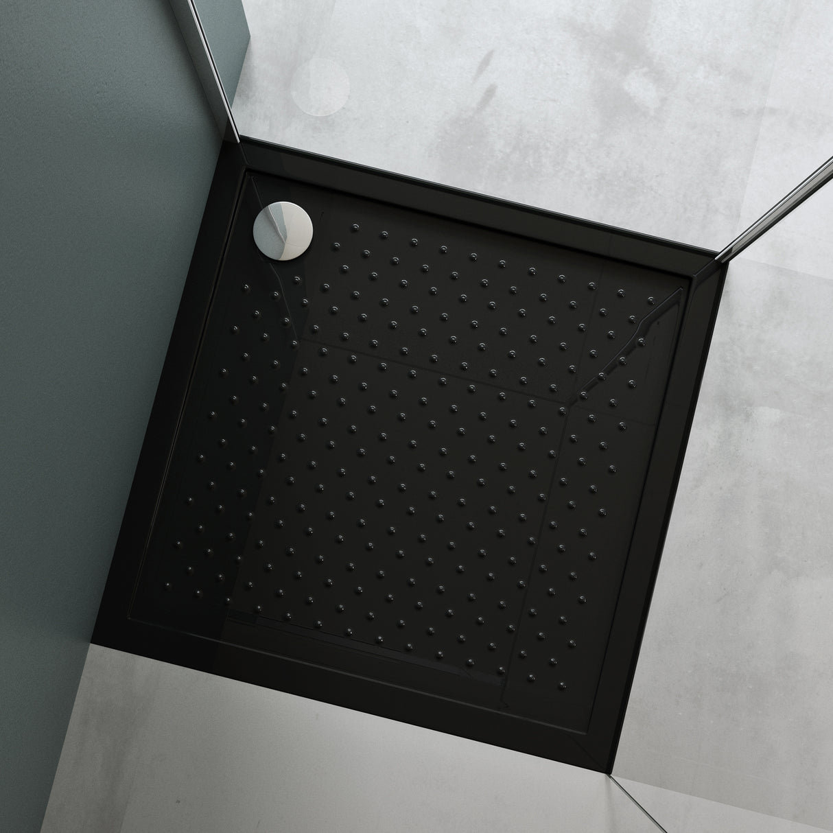 glasvilla Piatto Doccia in Acrilico Piatto Doccia Quadrato Antiscivolo Lucia