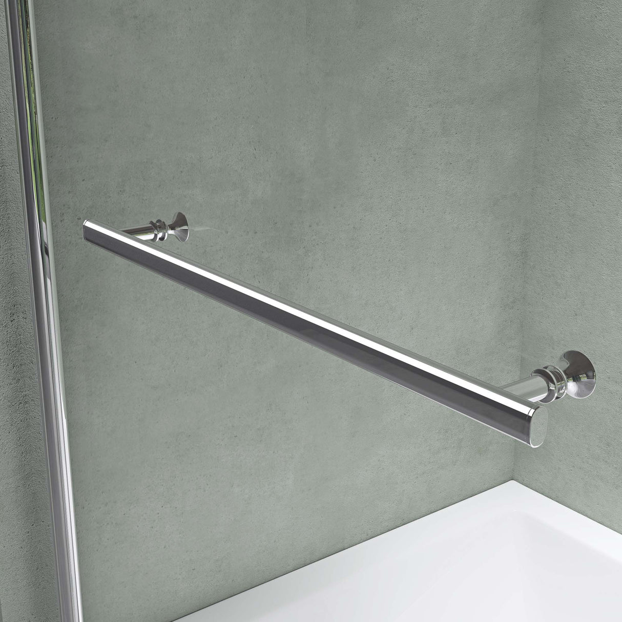 glasvilla Duschwand para bañera pared de bañera plegable 180° vidrio de seguridad con NANO 90x140cm separador de bañera accesorio de bañera Cortona112