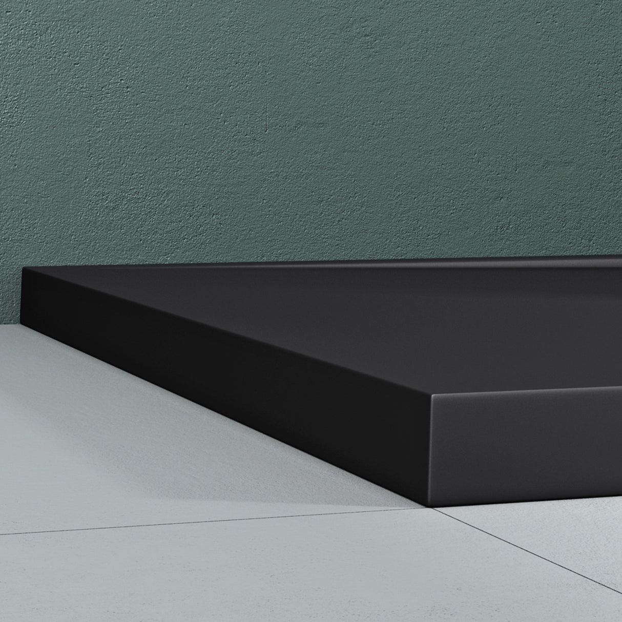 glasvilla Receveur de Douche en Solid Surface Bac à Douche Ultra-Plat Antidérapant Geoma08