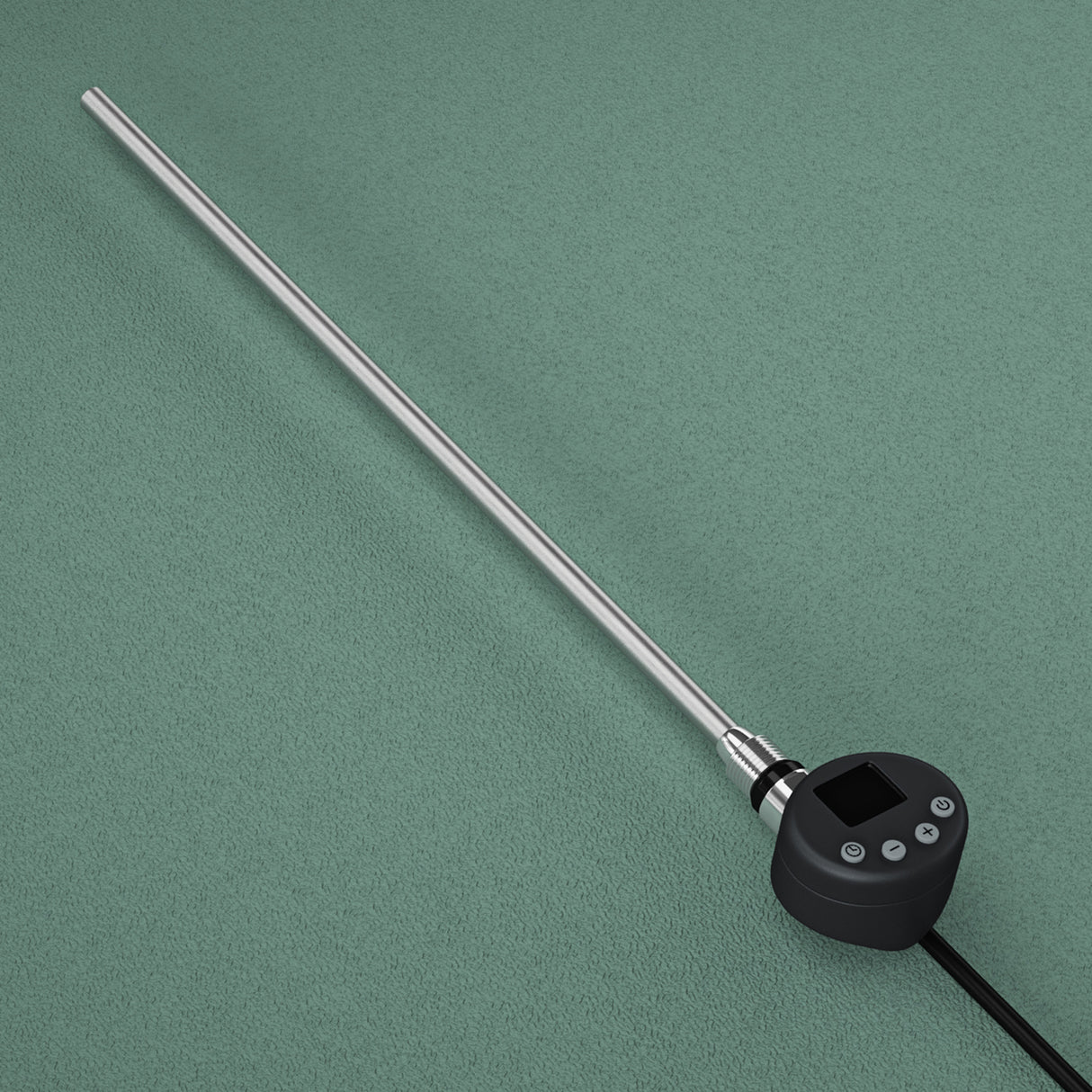 glasvilla Élément Chauffant avec Thermostat Électrique avec Écran LCD Cartouche Chauffante en Acier Inoxydable Élément Chauffant pour Radiateurs Sèche-Serviettes de Salle de Bain