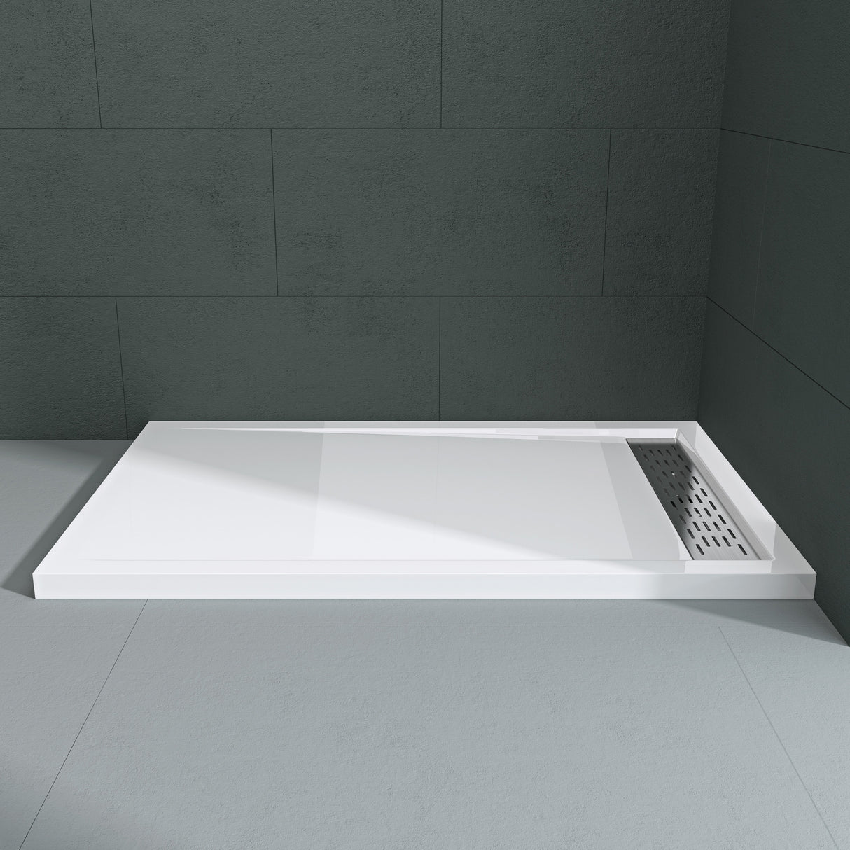 glasvilla Duschwanne Duschtasse de acrílico de alta calidad rectangular cuadrada Xetro04