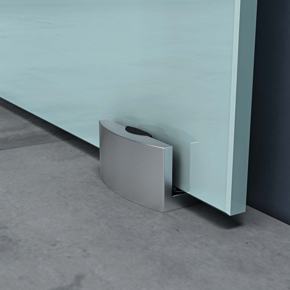 glasvilla Porta Scorrevole in Vetro 8mm, Porta Scorrevole in Vetro di Sicurezza ESG con Maniglia per Bagno Cucina Studio Ufficio, Altezza 2050 mm, Amalfi