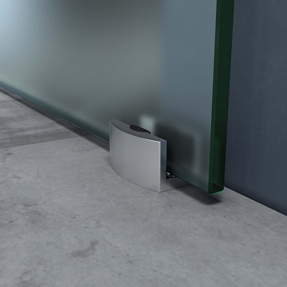 glasvilla Porta Scorrevole in Vetro 8mm, Porta Scorrevole in Vetro di Sicurezza ESG con Maniglia per Bagno Cucina Studio Ufficio, Altezza 2050 mm, Amalfi