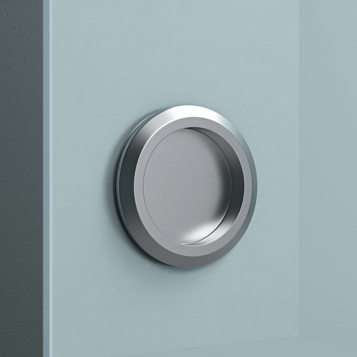 glasvilla Porta Scorrevole in Vetro 8mm, Porta Scorrevole in Vetro di Sicurezza ESG con Maniglia per Bagno Cucina Studio Ufficio, Altezza 2050 mm, Amalfi