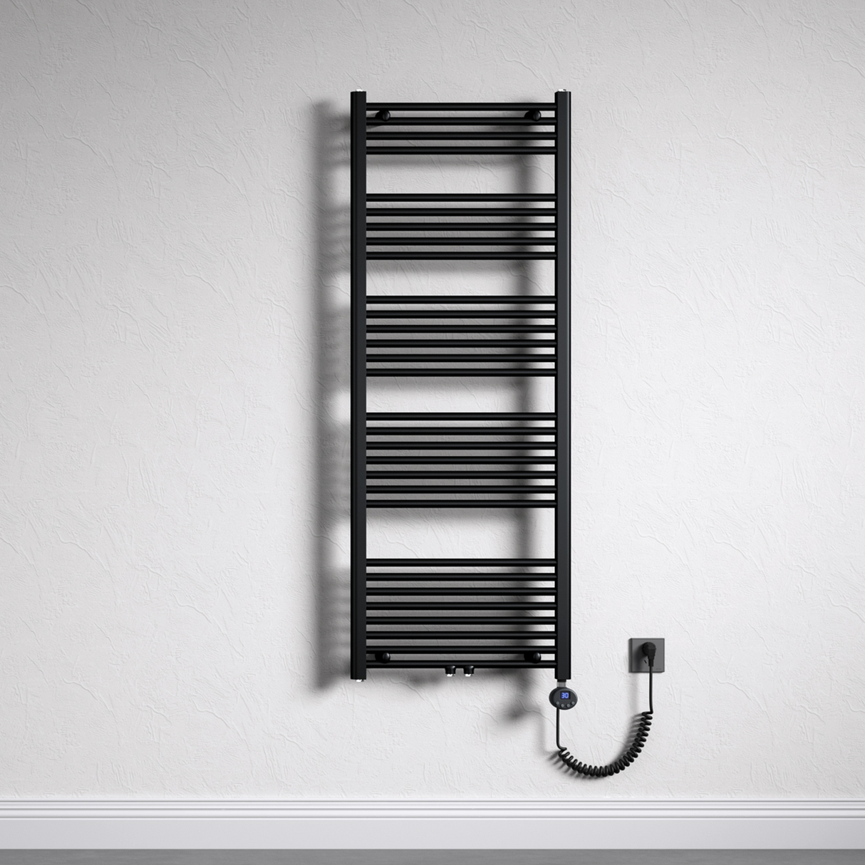 glasvilla Radiatore Piatto con Elemento Riscaldante Radiatore Scaldasalviette Elettrico Termoarredo da Bagno Radiatore Tubolare per Riscaldamento Bagno RHE