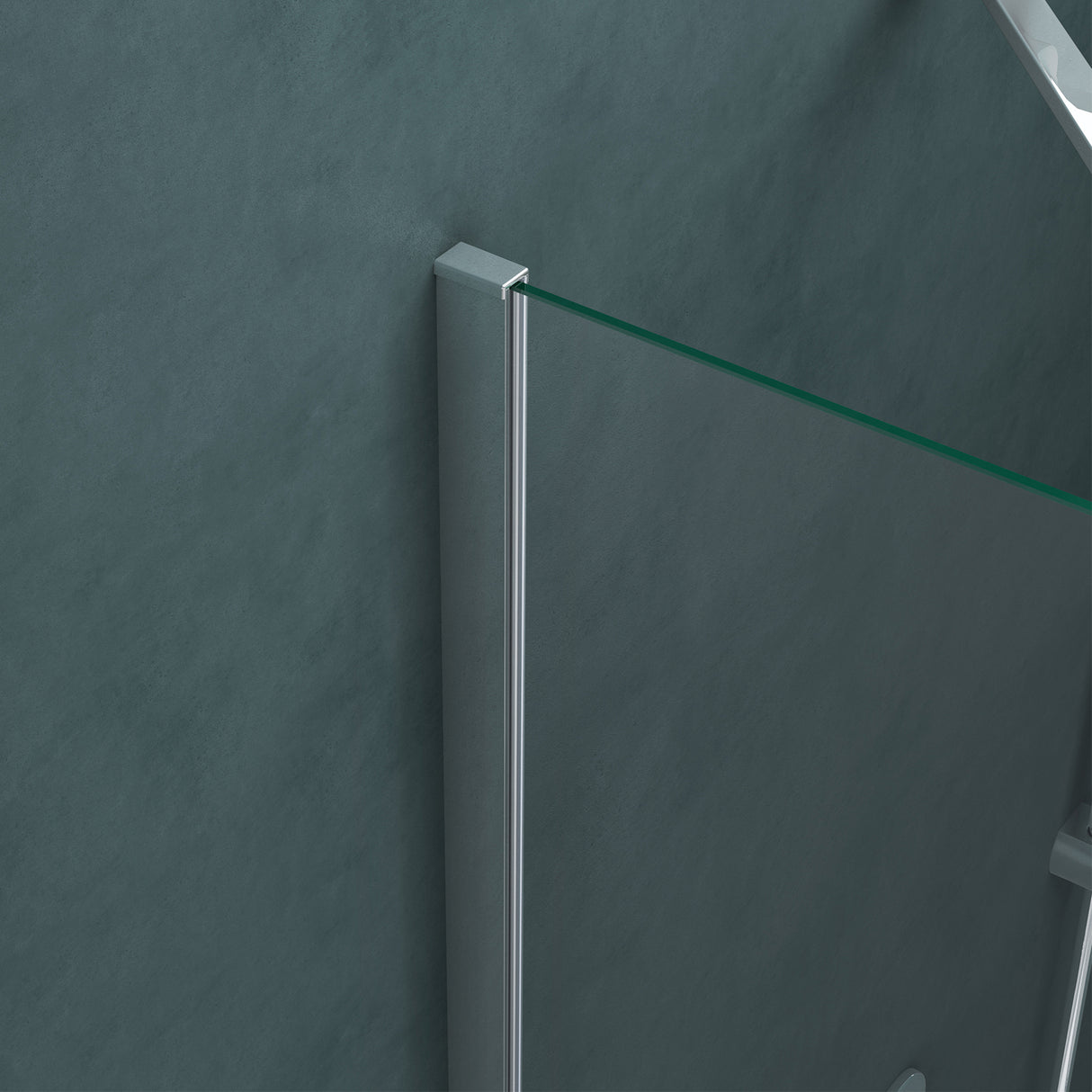 Box doccia Galsvilla con porta pieghevole a 180° e pieghevole con meccanismo di sollevamento e abbassamento effetto loto NANO ingresso angolare R27