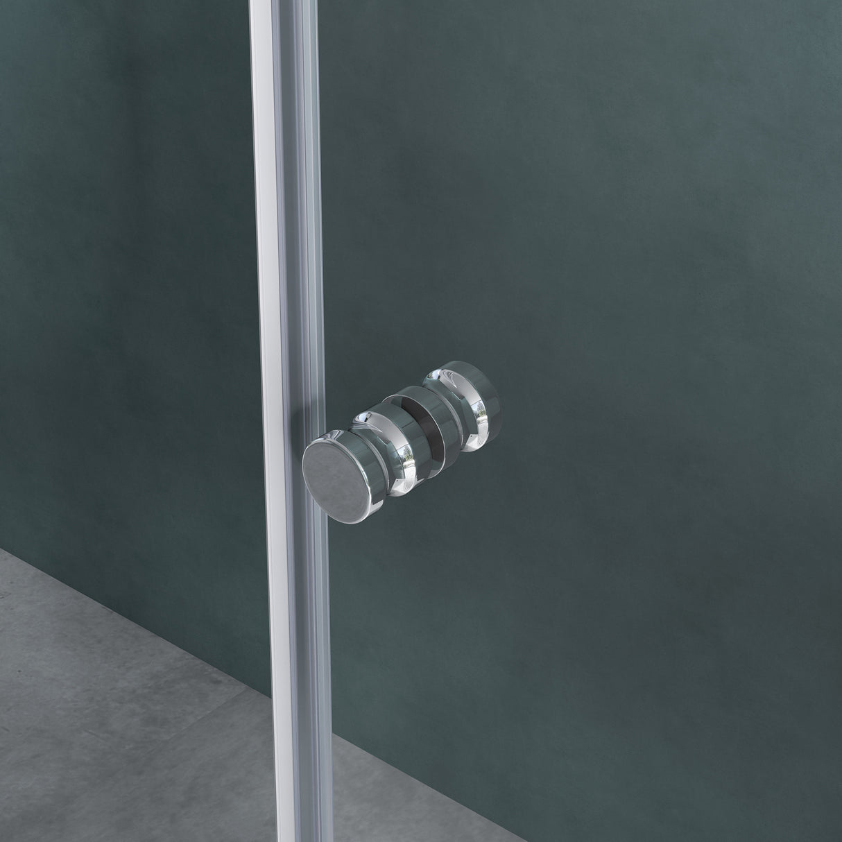 Box doccia Galsvilla con porta pieghevole a 180° e pieghevole con meccanismo di sollevamento e abbassamento effetto loto NANO ingresso angolare R27