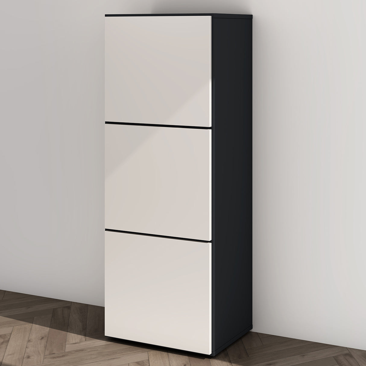 glasvilla zapatero cómoda de zapatos con 3 armarios BTH: 45x36x120 cm estante para zapatos muebles zapatero02