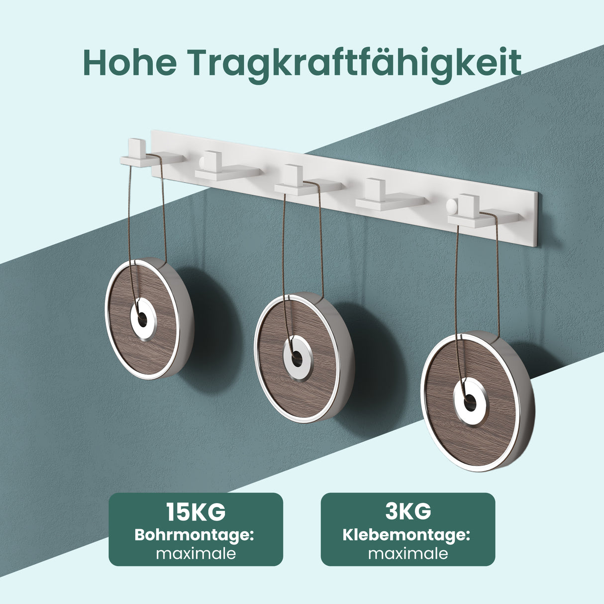 glasvilla ganchos de ropa perchero de pared ganchos de pared de acero inoxidable barra de percha ganchos de perchero Stalo-06+Stalo-07