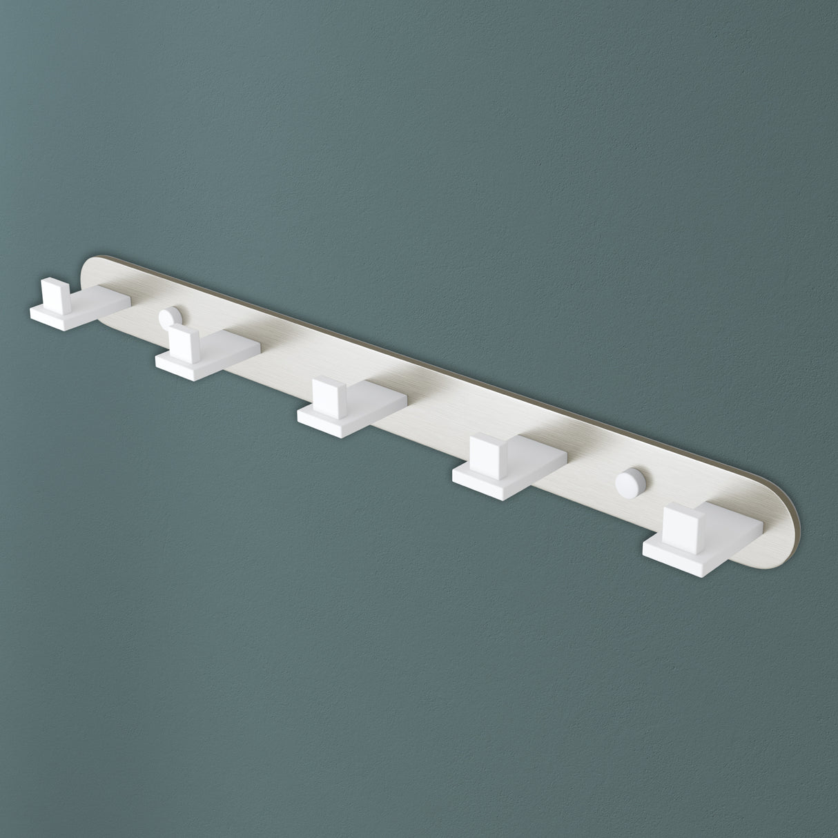 glasvilla Appendiabiti da Parete in Acciaio Inossidabile 304, Attaccapanni da Muro per Camera da Letto, Ingresso, Cucina, Stalo-08+Stalo-09