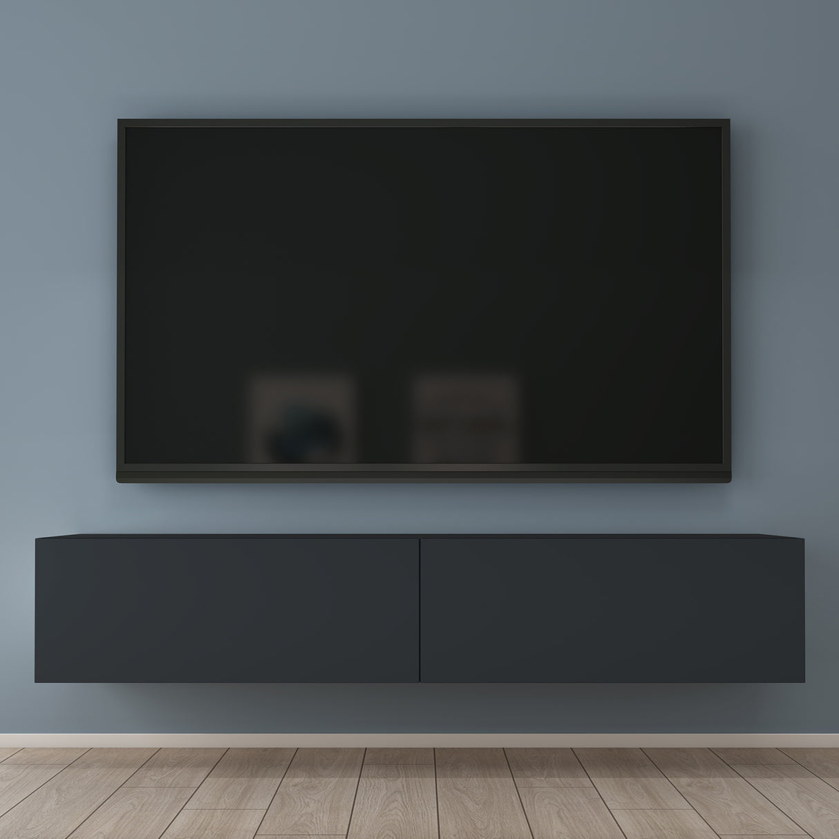 glasvilla mesa de televisión mueble de televisión armario con asa oculta y cierre suave mueble bajo armario colgante para sala de estar mueble de televisión02