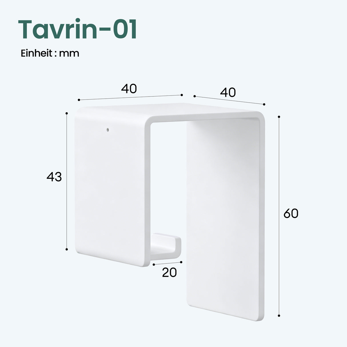 glasvilla Gancio Adesivo Bagno in Acciaio al Carbonio Appendi Porta Asciugamani Impermeabili per Bagno Cucina e Soggiorno, Tavrin-01