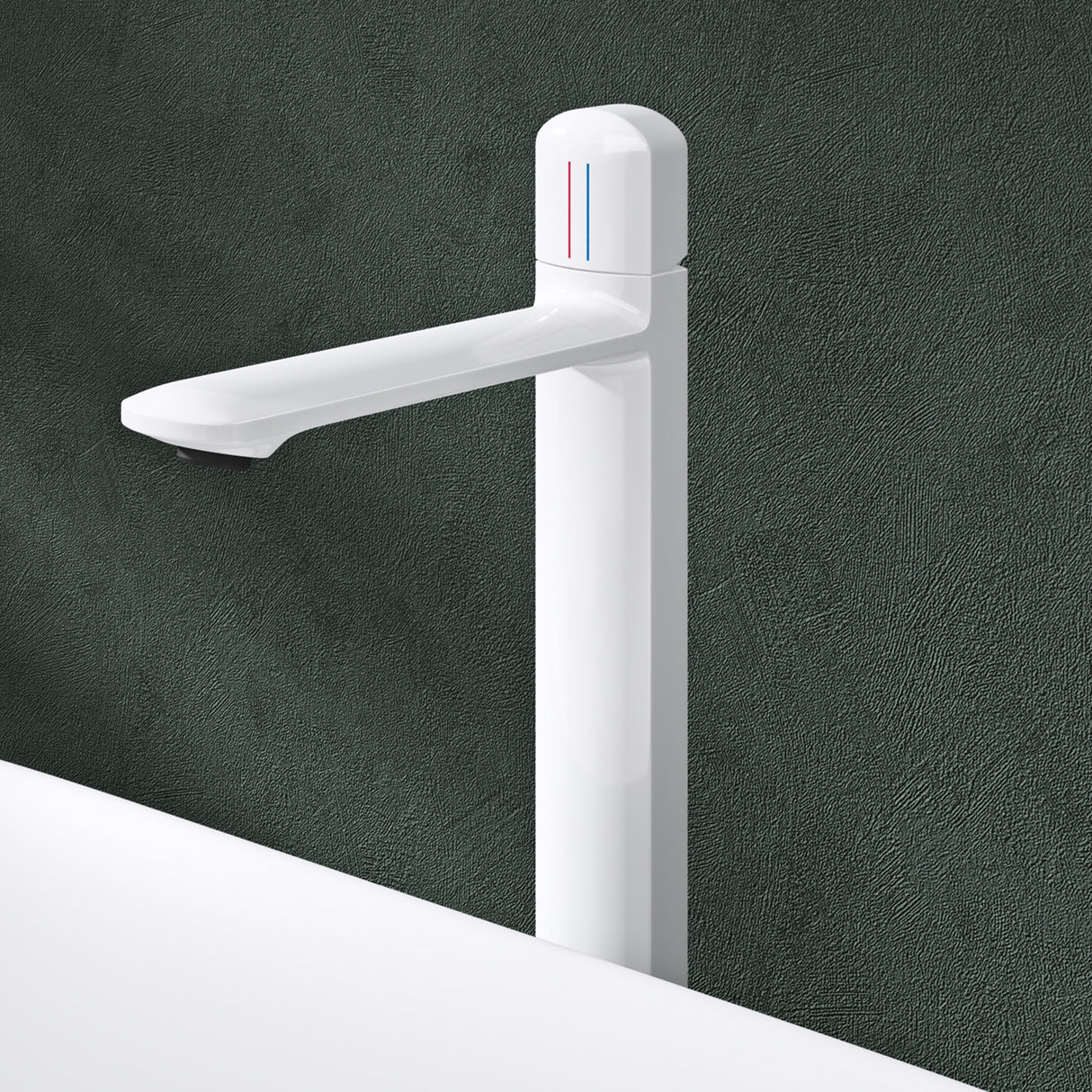 Glasvilla Grifería Monomando para Lavabo | Diseño Moderno | Latón de Alta Calidad | Instalación DIN