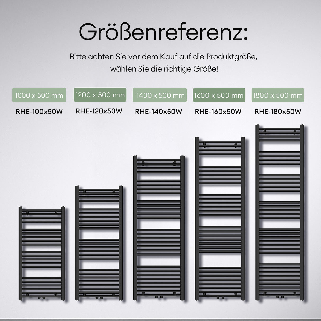 glasvilla Radiatore Piatto con Elemento Riscaldante Radiatore Scaldasalviette Elettrico Termoarredo da Bagno Radiatore Tubolare per Riscaldamento Bagno RHE