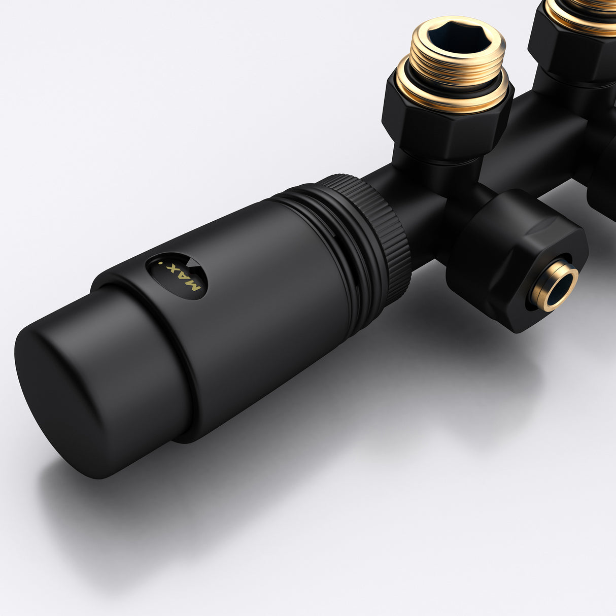 ventil de radiador glasvilla inkl. -regler con ajuste de temperatura 6° - 28° válvula termostática