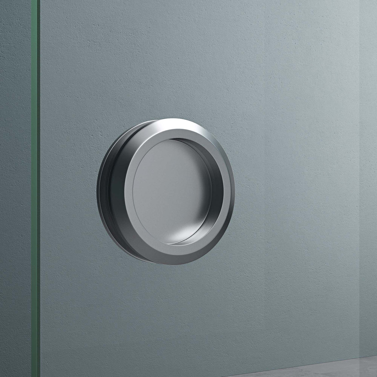 glasvilla Porta Scorrevole in Vetro 8mm, Porta Scorrevole in Vetro di Sicurezza ESG con Maniglia per Bagno Cucina Studio Ufficio, Altezza 2050 mm, Amalfi