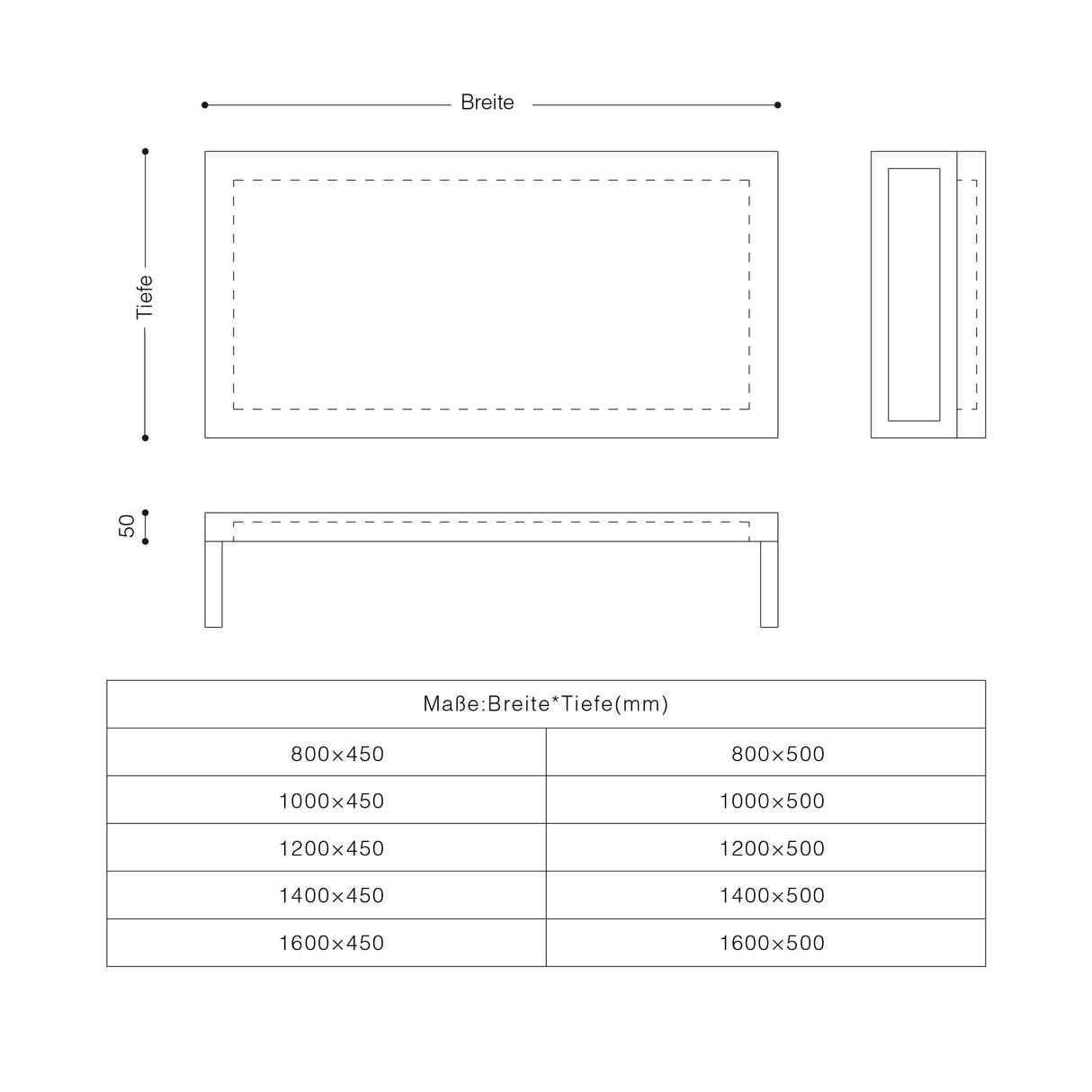 glasvilla Mensola Portalavabo Mensola per Lavabo da Appoggio Mensolone Sospeso per Lavabo