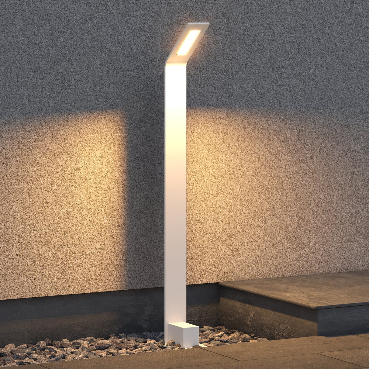 glasvilla Lampione da Giardino IP65 Luminoso da Giardino 3000K | Lampada da Terra per Esterni Paletti Esterni 6W per Giardini, Parchi, Aree Residenziali e Ingressi Pfadfinder