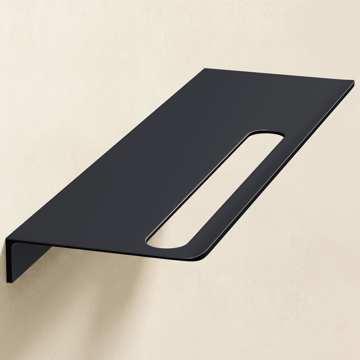 glasvilla Duschablage zum Bohren oder Kleben Duschregal Badablage aus Aluminium Badezimmerablage zur Wandmontage Badezimmer Organizer Reglo-06