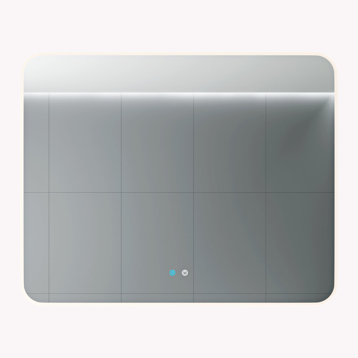 Glasvilla Design Espejo LED de Baño con Touch y Antivaho – Luz Regulable con Memoria Premium