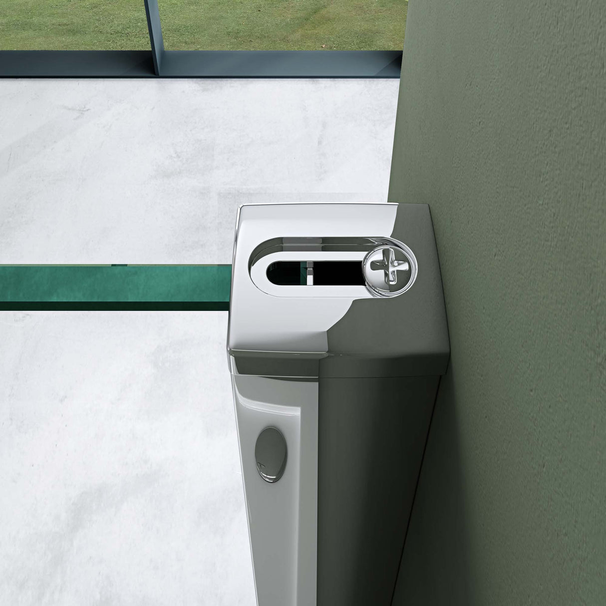 galsvilla Eckeinstieg Duschkabine Duschabtrennung Klarglas 6mm ESG-Sicherheitsglas & Lotuseffekt 2 Pendeltüren R01k