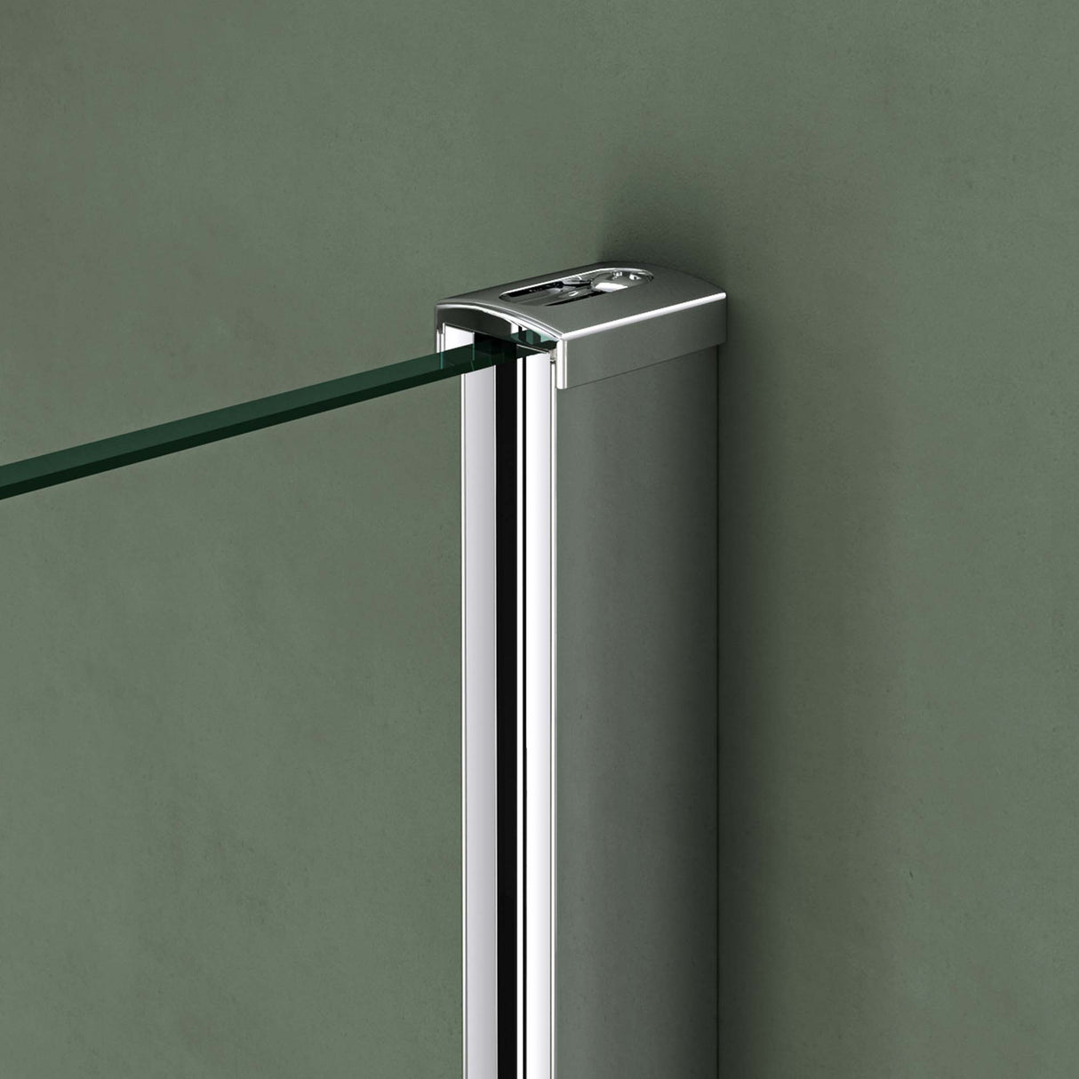 galsvilla Eckeinstieg Duschkabine Duschabtrennung Klarglas 6mm ESG-Sicherheitsglas & Lotuseffekt 2 Pendeltüren R01k