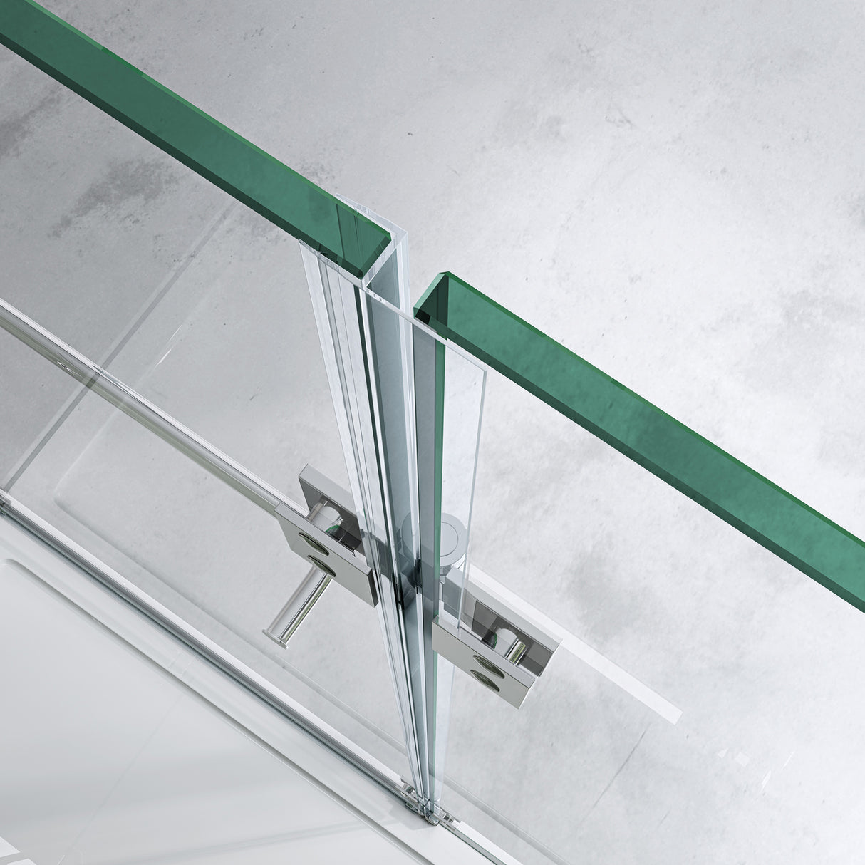 cabina de ducha glasvilla, mampara de ducha 6mm de vidrio de seguridad ESG con efecto loto y recubrimiento nano repelente de suciedad, ducha de vidrio real R04k