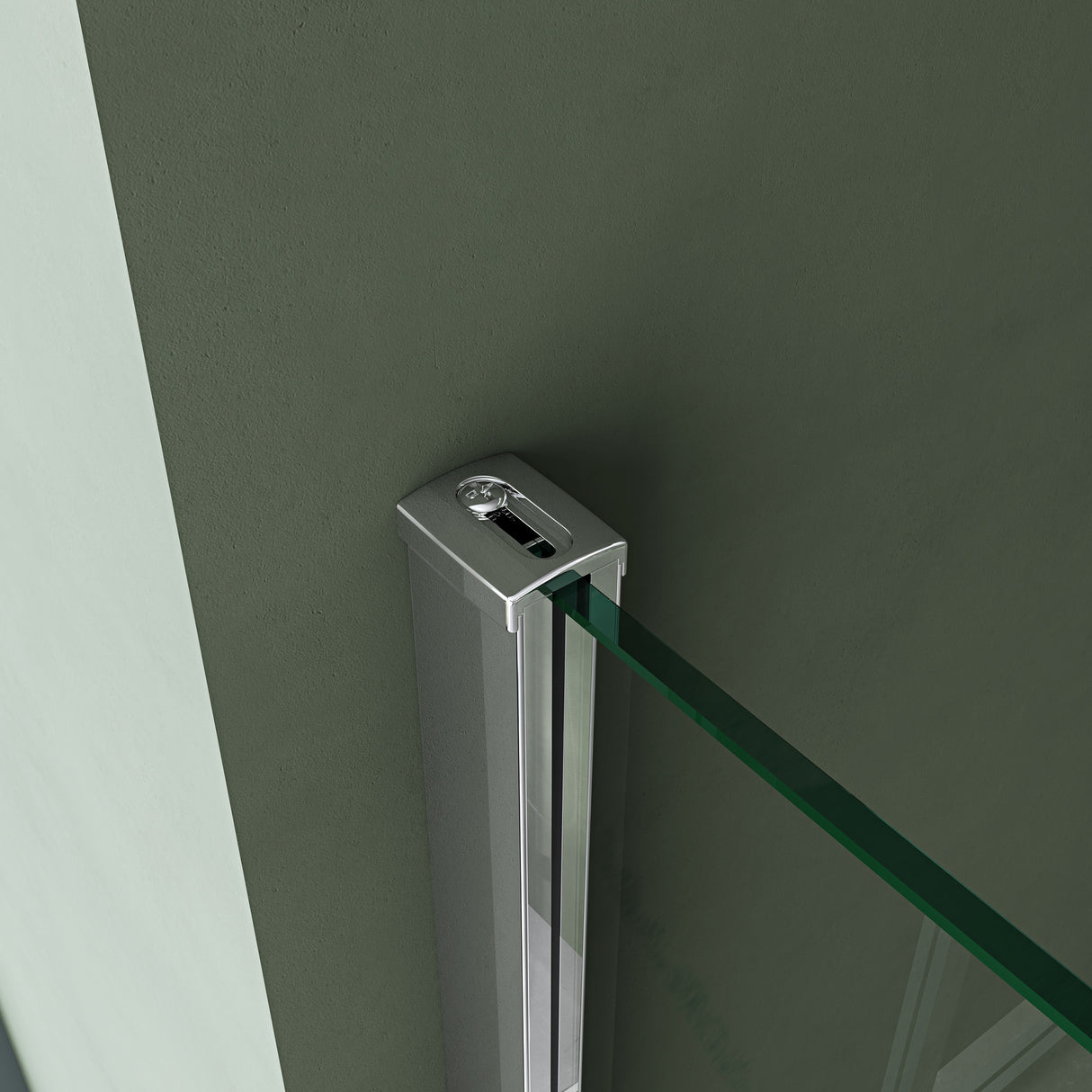 cabina de ducha glasvilla, mampara de ducha 6mm de vidrio de seguridad ESG con efecto loto y recubrimiento nano repelente de suciedad, ducha de vidrio real R04k