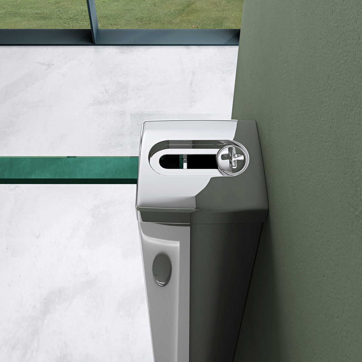 cabina de ducha glasvilla, mampara de ducha 6mm de vidrio de seguridad ESG con efecto loto y recubrimiento nano repelente de suciedad, ducha de vidrio real R04k