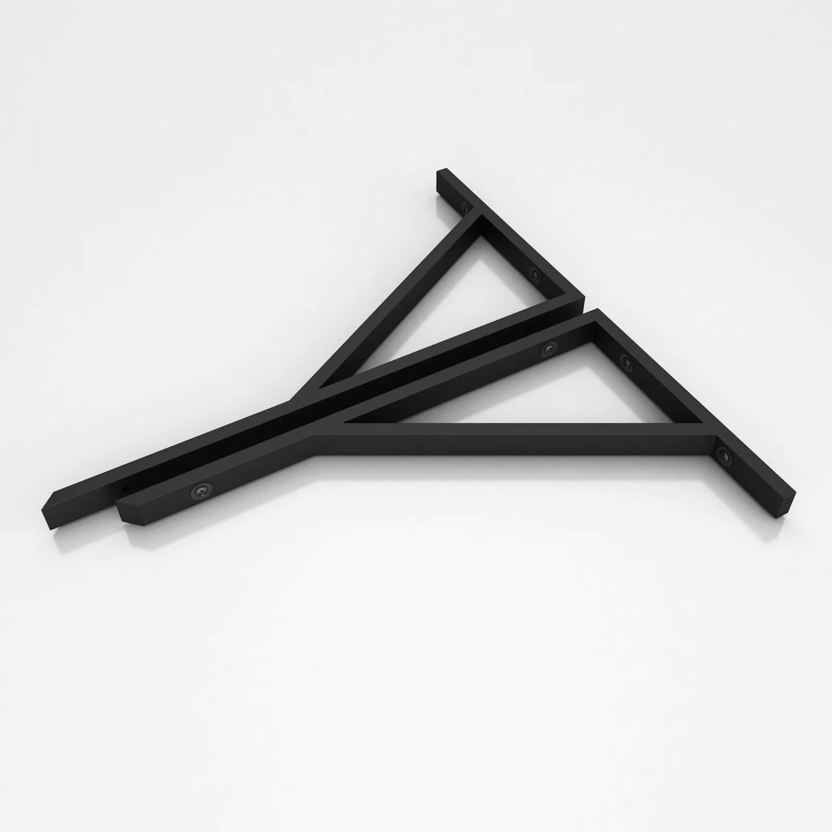 glasvilla Design Consola de Pared de Acero Inoxidable Soporte para Lavabo WH02