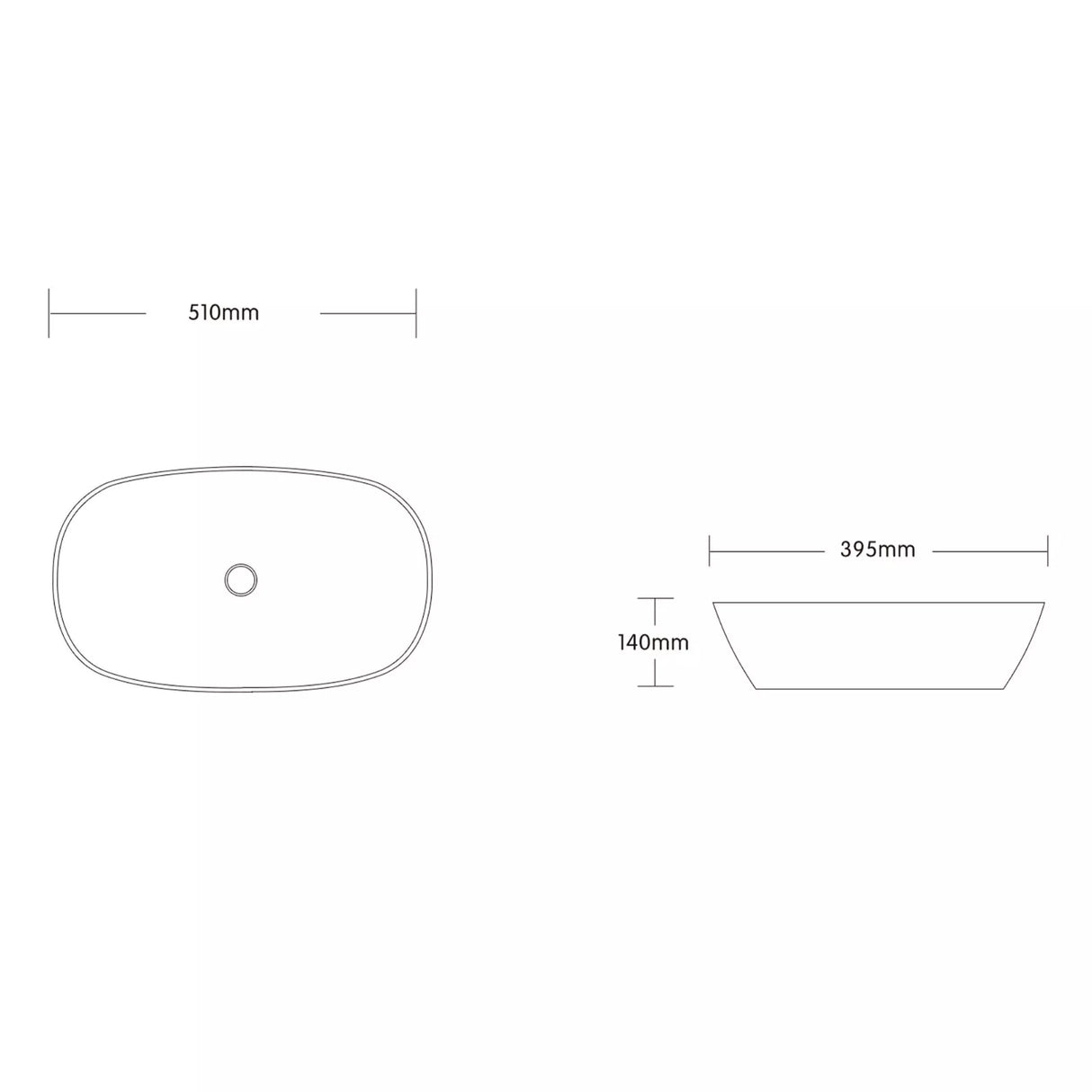 glasvilla Lavabo da Appoggio in Ceramica con Nano Rivestimenti Lavandino Bagno Brüssel104