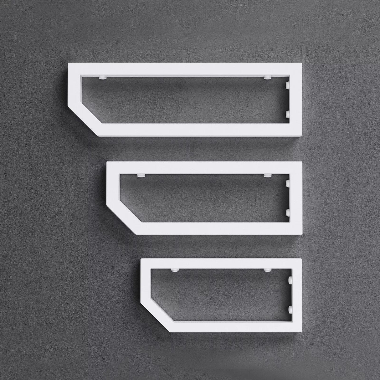 Support mural de lavabo en acier inoxydable Glasvilla Design WH03