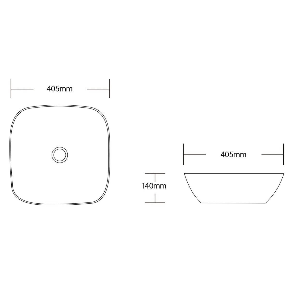 glasvilla Lavabo da Appoggio in Ceramica con Nano Rivestimenti Lavandino Bagno Brüssel104