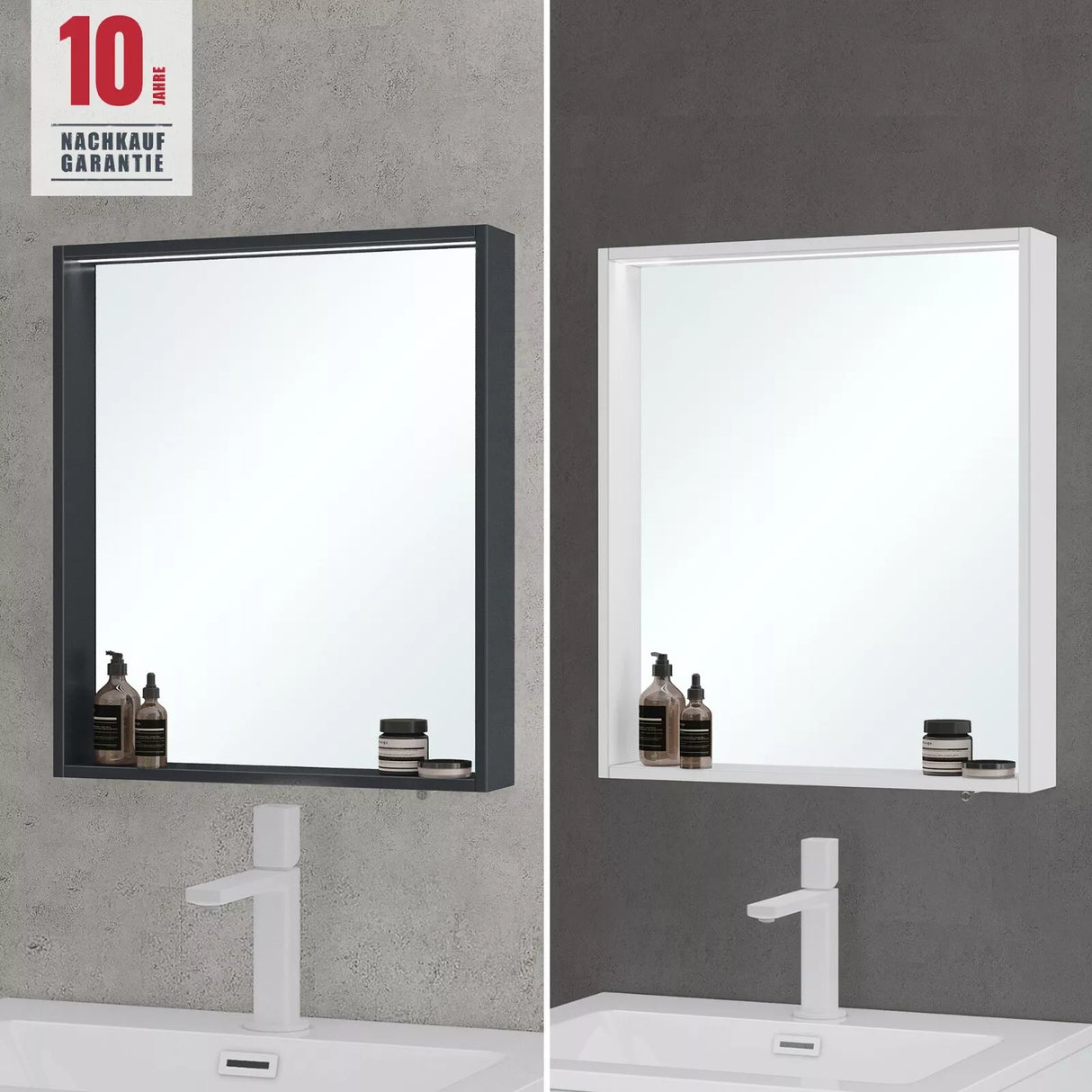 glasvilla Espejo armario de baño con iluminación armario de baño armario colgante espejo de baño Espejo armario-01