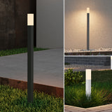 glasvilla Außenleuchte IP65 Wegeleuchte Außen | Pollerleuchte für Garten, 3000K Stehlampe Gartenlampe | Außenlampe Standleuchte 3W Deus Lumina