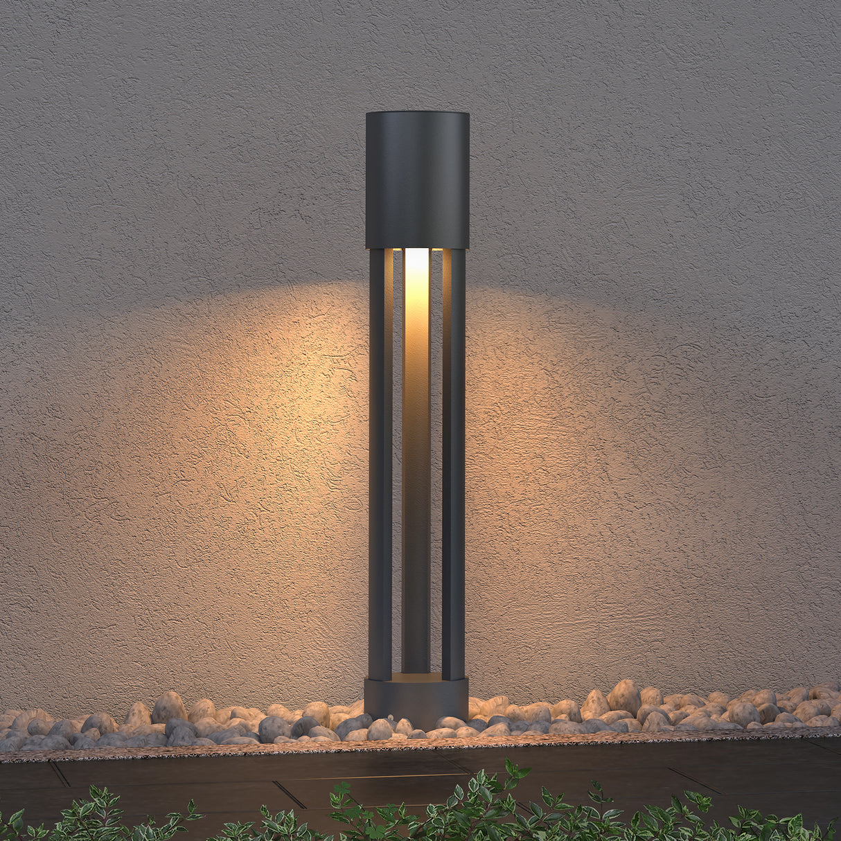 glasvilla luce da esterno ⌀120xH700mm IP65 luce da percorso esterna | Lampada da terra per giardino, lampada da giardino 3000K | Lampada da terra per esterni 10W NeoForge 