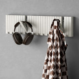 glasvilla Appendiabiti da Parete in Legno, Attaccapanni da Muro Moderno per Camera da Letto, Ingresso, Studio con Gancio Pieghevole e Salvaspazio, Twigro-01