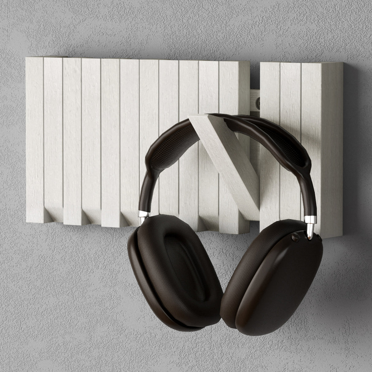 glasvilla Appendiabiti da Parete in Legno, Attaccapanni da Muro Moderno per Camera da Letto, Ingresso, Studio con Gancio Pieghevole e Salvaspazio, Twigro-01