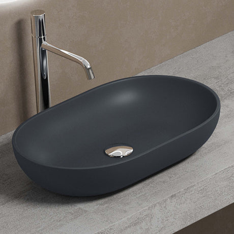 glasvilla Lavabo da Appoggio da Marmo Fuso Lavandino Bagno da Appoggio Colossum808