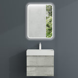 glasvilla Mobile Bagno Sospeso con 2 Cassetti Include Lavabo Mobile da Bagno con Lavabo Verona