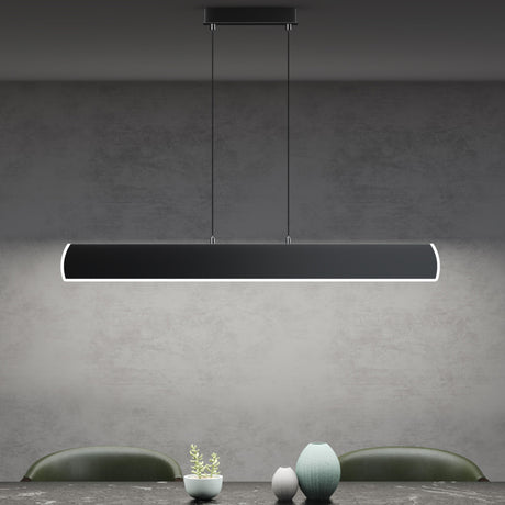 glasvilla Lampadario a Sospensione 20W, 100 CM Lampada da Soffitto a Sospensione Dimmerabile con Telecomando 3000K/4000K/6000K per Camera da Letto e Soggiorno