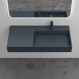 glasvilla Lavabo da Appoggio Lavandino Bagno Sospeso da Marmo Fuso Col12
