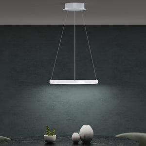 Glasvilla Design – Lámpara colgante LED con cable ajustable para comedor, salón y dormitorio