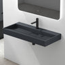 Lavabo Glasvilla Col19 Mineralguss moderno con válvula incluida
