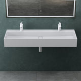 glasvilla Lavabo da Appoggio da Marmo Fuso Lavabo Bagno Sospeso Lavandino Bagno con Foro per la Rubinetteria Col6028