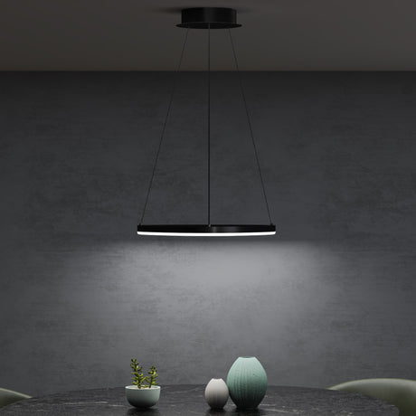 glasvilla Lampadario a Sospensione 16W, 50CM, Lampada da Soffitto a Sospensione 3000K/4000K/6000K con Cavo Regolabile per Camera da Letto e Soggiorno