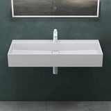 Lavabo Glasvilla Col6028 – Mineralguss con orificio para grifo, diseño y funcionalidad superior