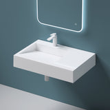 glasvilla Lavabo da Appoggio da Marmo Fuso Lavabo Bagno Sospeso Lavandino Bagno Rettangolare Col11