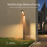 glasvilla luce da esterno IP65 luce da percorso esterna | Lampada da terra per giardino, lampada da giardino 3000K | Lampada da terra per esterni 6W Scout 
